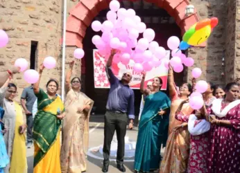 Women in celebration mode