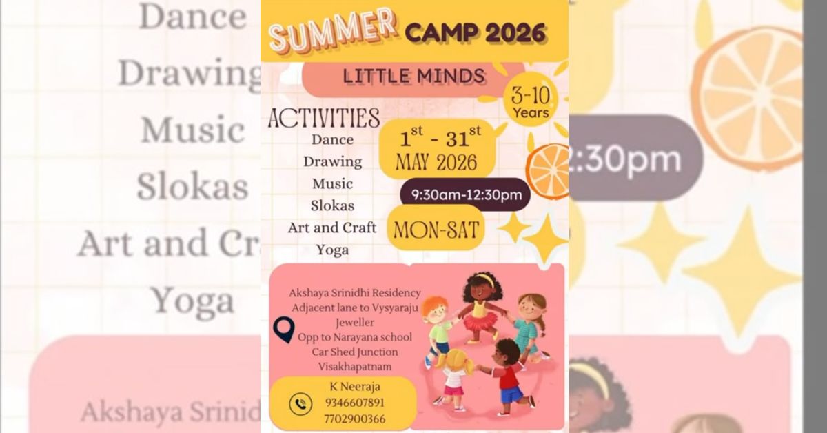 Summer Camps in Vizag for kids this summer vacation