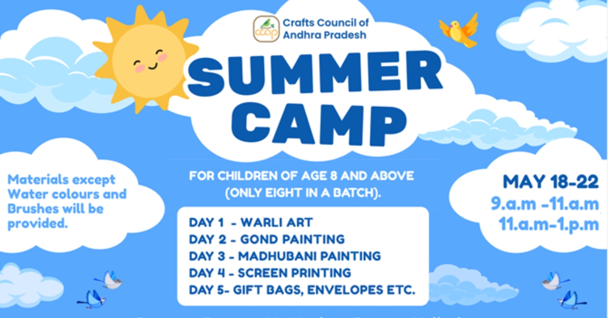 Crafts Council AP Brings Creative Summer Camp to Vizag!