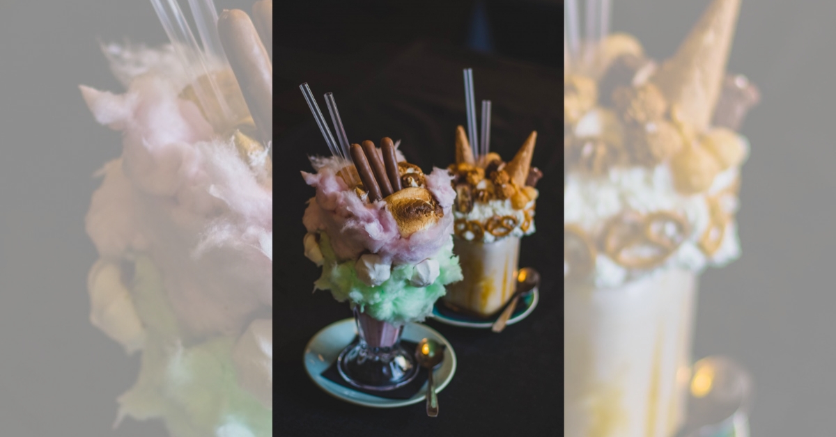 Freakshakes That Barely Fit on the Table