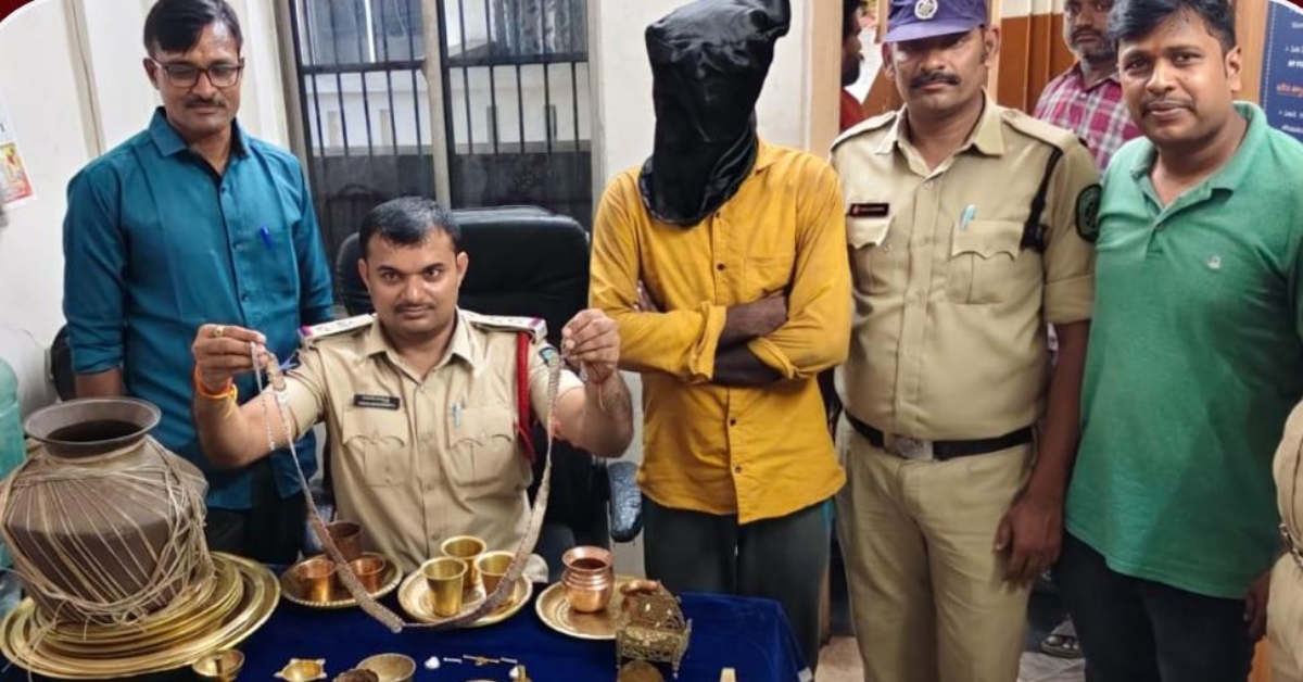Gajuwaka police crack temple robbery case in just six hours
