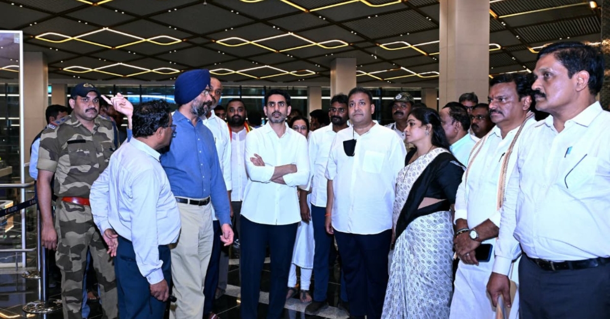 Bhogapuram Airport Inauguration: Lokesh Checks Arrangements