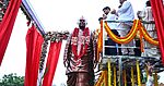 Nara Lokesh Unveils Bronze Rosaiah Statue in Visakhapatnam
