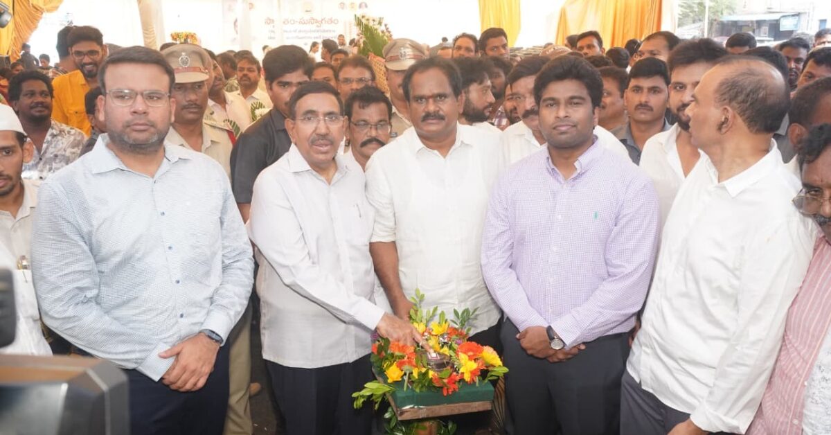 Foundation Laid for Velampeta Slum Redevelopment in Vizag