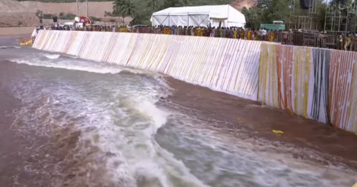 CM Chandrababu Naidu Releases Godavari Water to Anakapalle